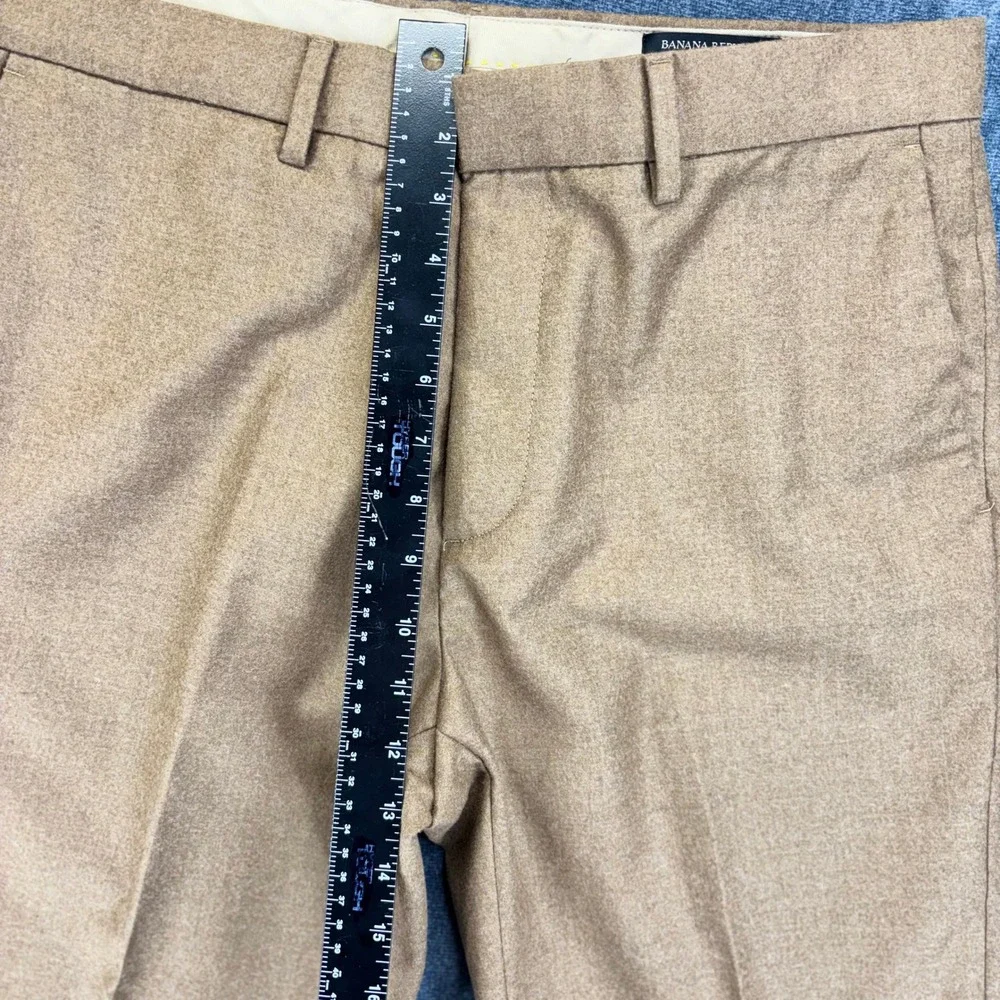 Banana Republic Fabrica Alta Marzotto 100% Wool Dress Pants Men's 33x30 Tapered